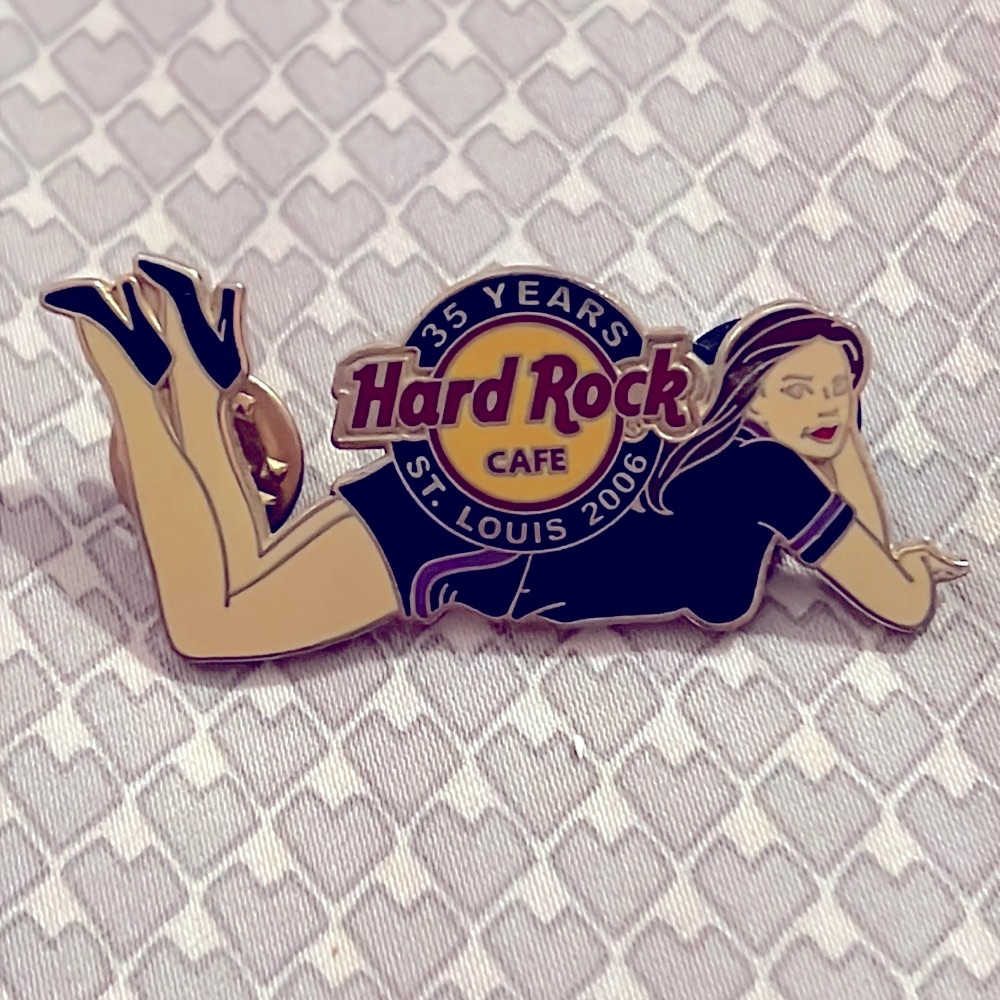 Hard Rock Cafe St. Louis 2006 Girl Server Sexy Pin